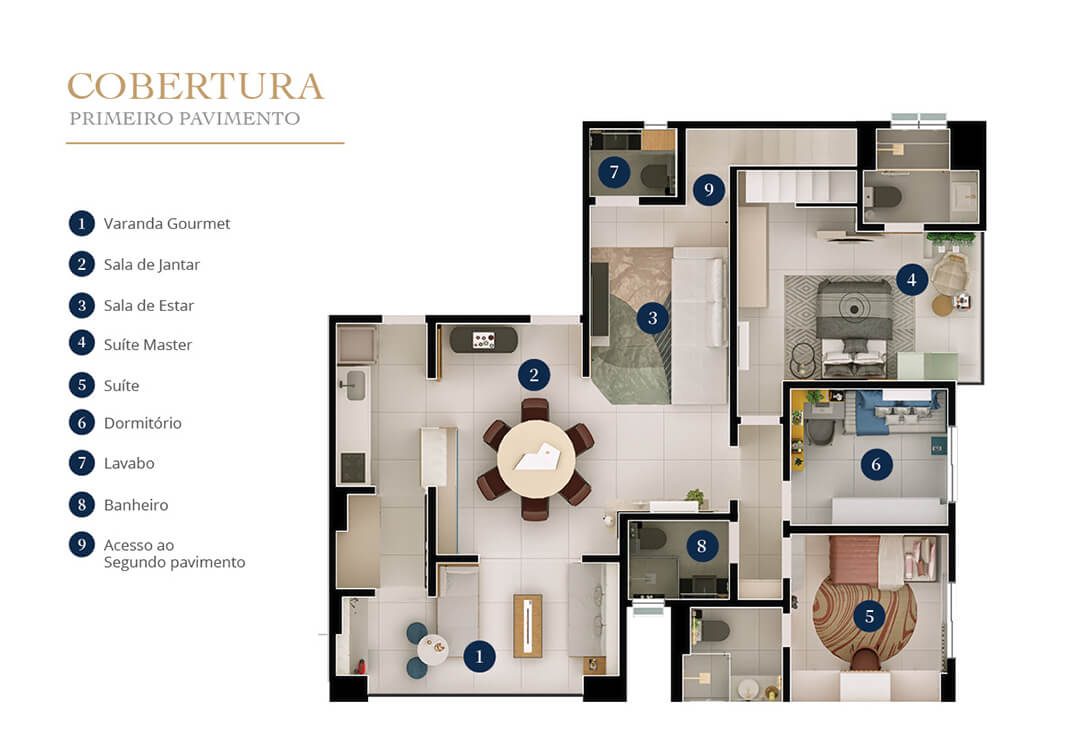 Cobertura Primeiro Pavimento